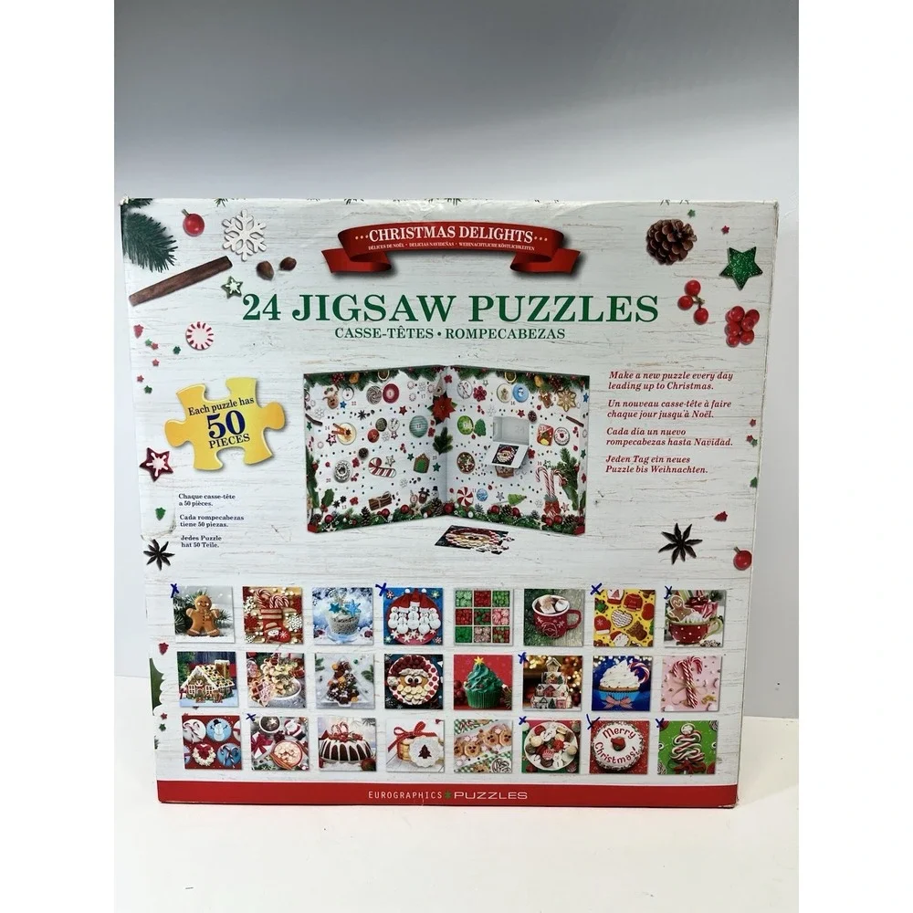 Eurographics: Puzzle Advent Calendar: Christmas Delights - 24 Daily Jigsaws